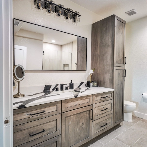 Custom Cabinetry for Denver Bathroom
